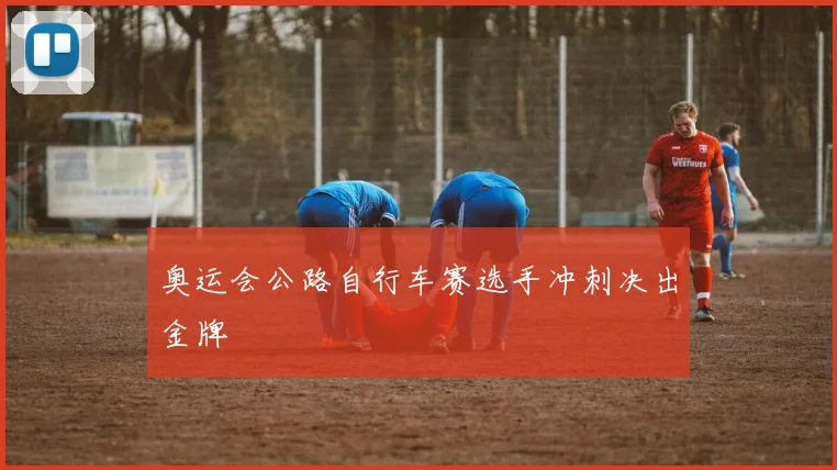 奥运会公路自行车赛选手冲刺决出金牌